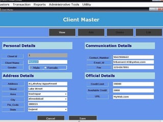 Manufacturing and sales management system