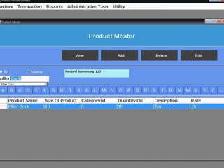 Manufacturing and sales management system