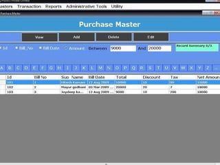Manufacturing and sales management system
