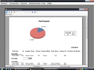 Manufacturing and sales management system