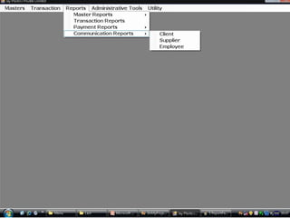Manufacturing and sales management system