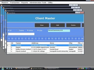 Manufacturing and sales management system