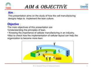 Manufacturing cell design
