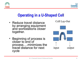 Manufacturing cell design