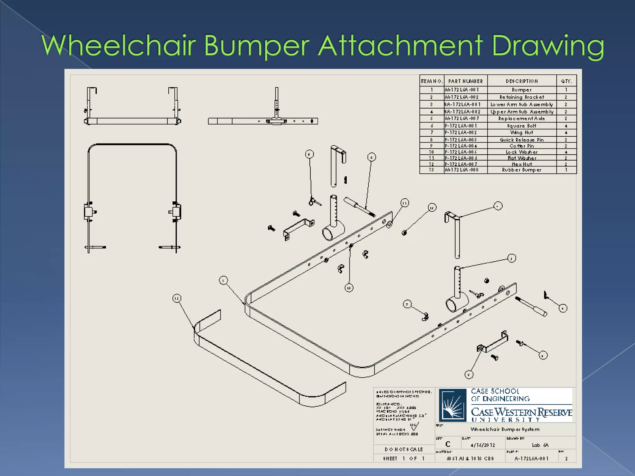 Wheelchair Bumper Assembly