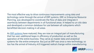 Manufacturing erp and industry 4.0 pdf | PDF