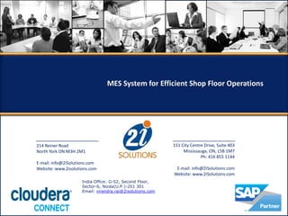 Manufacturing execution system from 2i solutions | PDF