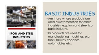 MANUFACTURING INDUSTRIES CLASS 10 GEOGRAPHY.pptx