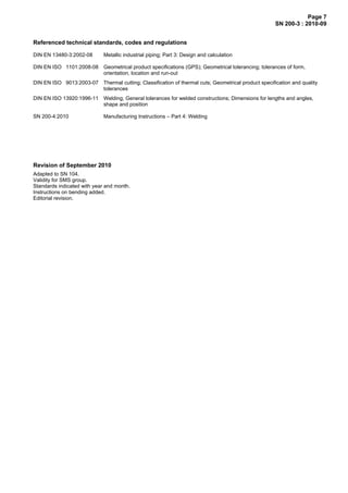 Manufacturing instructions sn200_2010 | PDF
