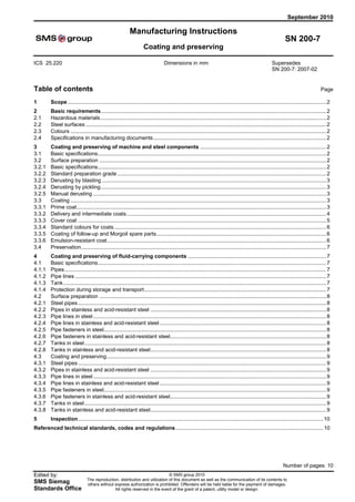 Manufacturing instructions sn200_2010 | PDF