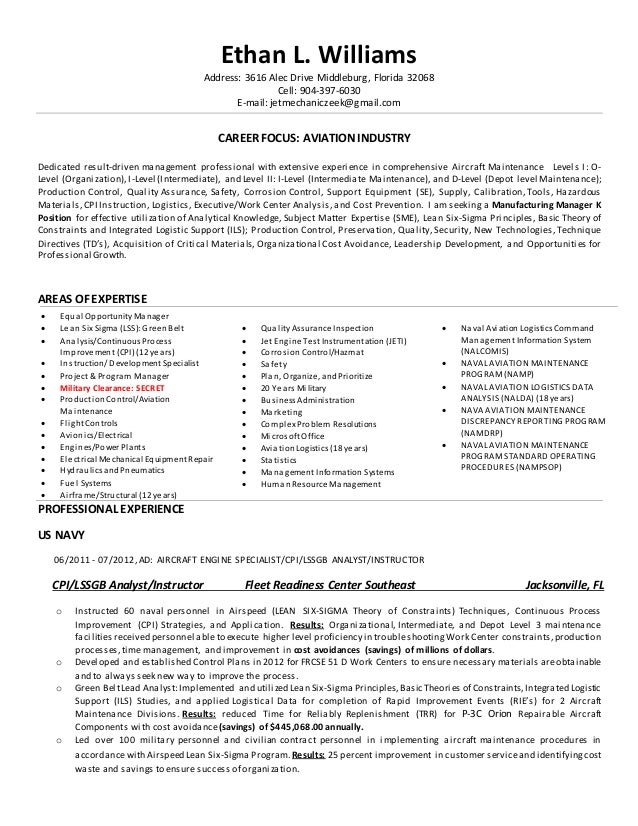 manufacturing manager k resume