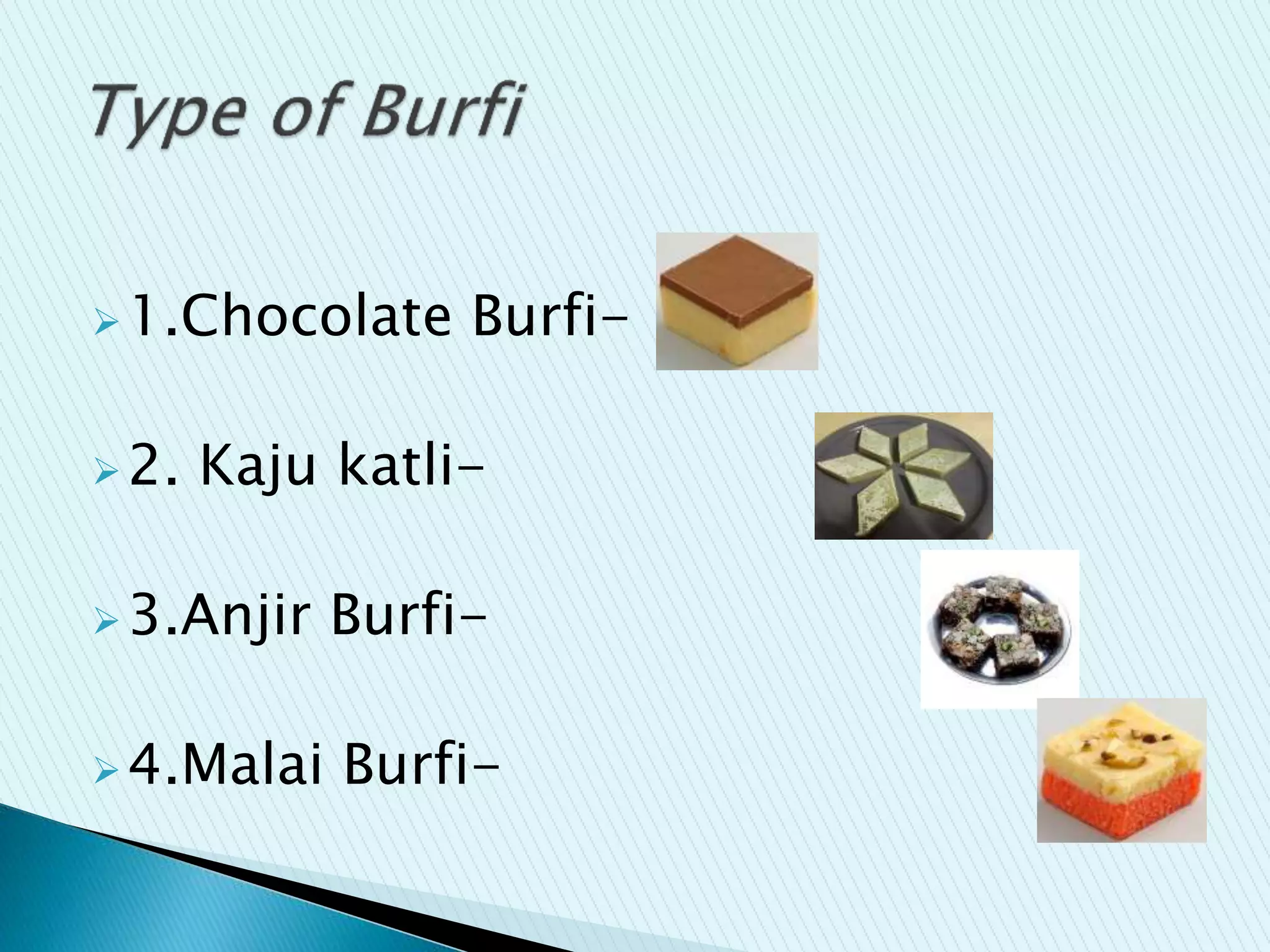Manufacturing of burfi | PPTX
