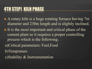 Manufacturing of cement | PPTX
