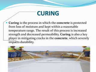 Manufacturing of concrete | PPTX