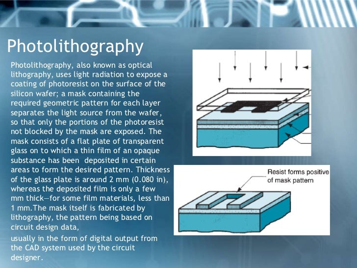Manufacturing of microprocessor