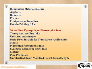 Formulating Inks Manufacturing of Printing Inks with Formulation (Flexographic Inks ...