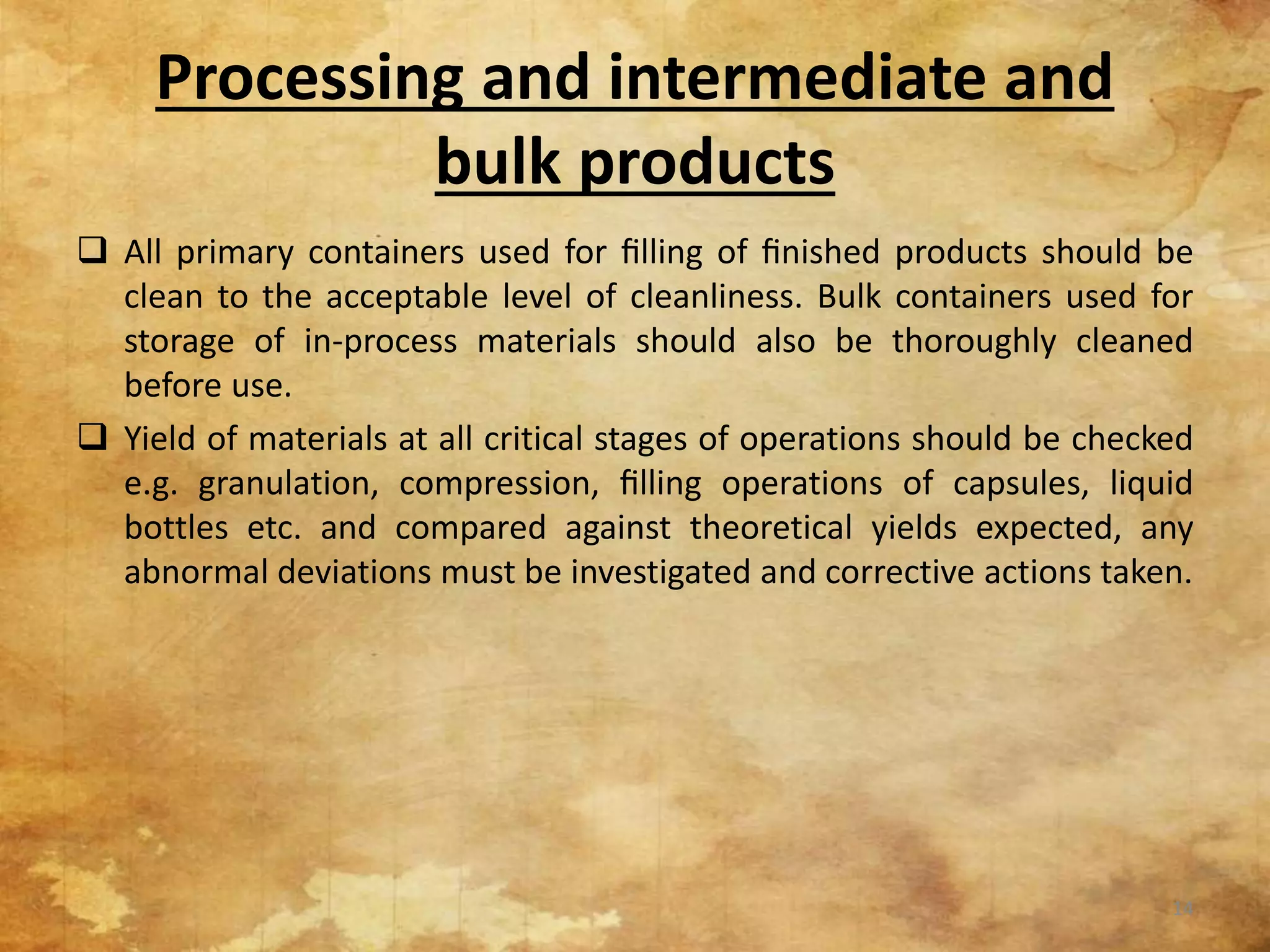 Manufacturing operation and control | PPTX