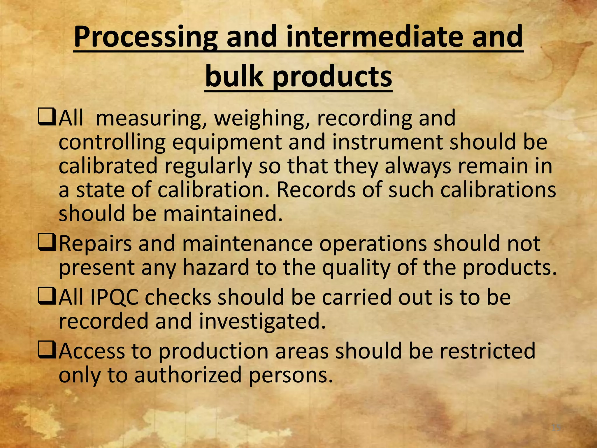 Manufacturing operation and control | PPTX