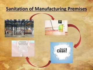 Sanitation of Manufacturing Premises
3
 