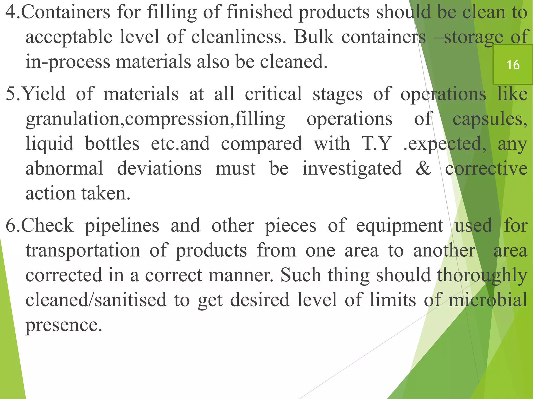 Containment Process Manufacturing operations and controls | PPTX