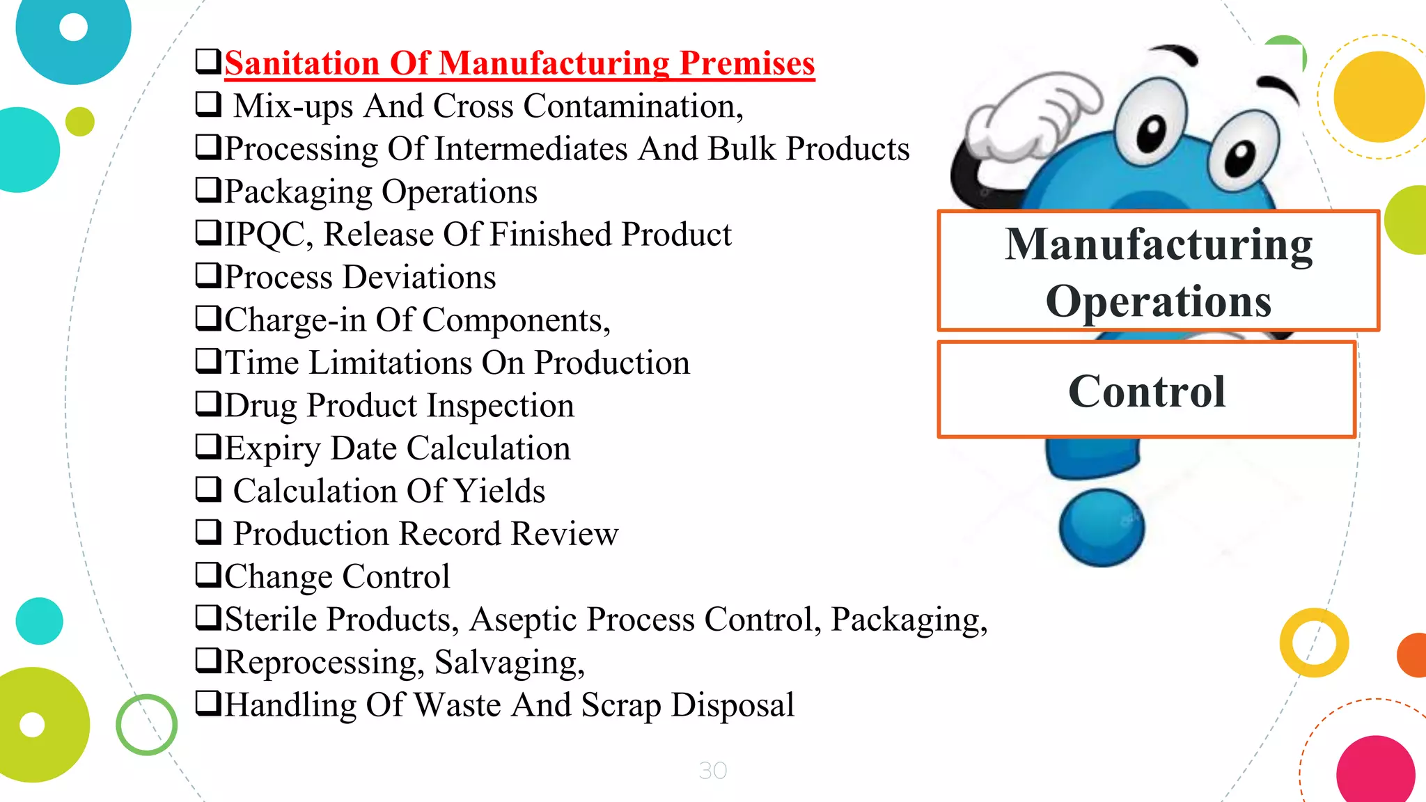 Manufacturing Operations and Controls | PPTX