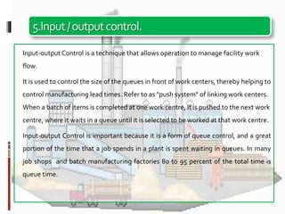 Manufacturing planning and control systems | PPTX