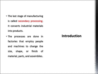 Manufacturing process | PPT