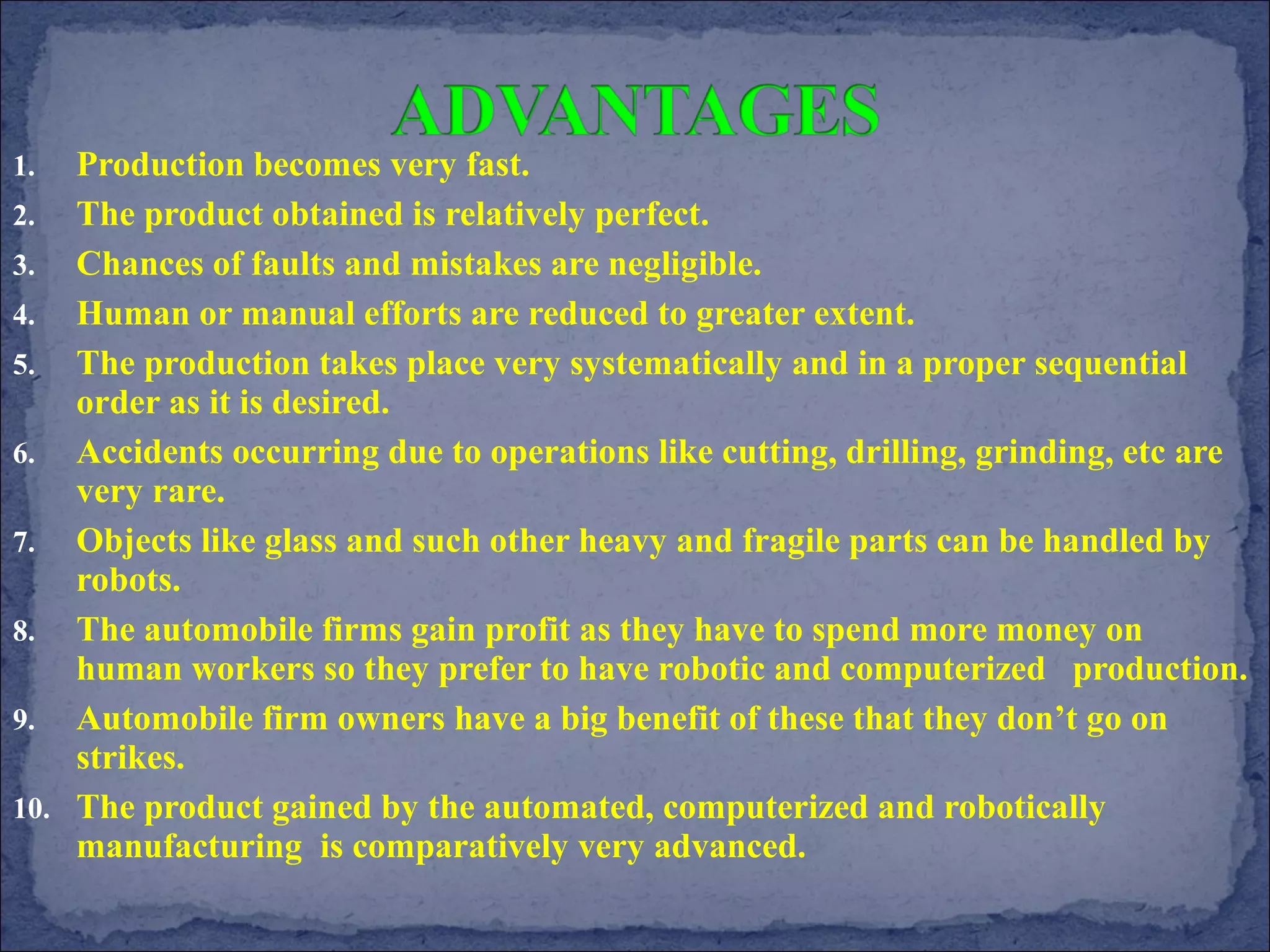 Manufacturing process & assembly of automobile | PPT