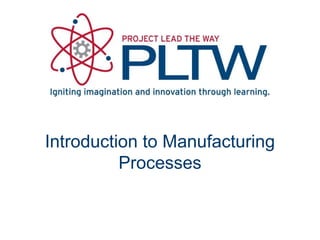 Introduction to Manufacturing
          Processes
 