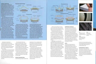 TECHNICAL DESCRIPTION
Vacuum forming is a straightforward
process and provides the foundation for the
other thermoforming techniques. A sheet of
material is heated to its softening point. This
is different for each material. For example,
the softening point of polystyrene (PS) is
127-182°C (261-360°F| and PP is U3-165°C
(289-329°F). Certain materials, such as
HIPS, have a larger operating window (that
is, the temperature range in which they are
formable), which makes them much easier
to thermoform.
The softened plastic sheet is blown into
a bubble, which stretches it in a uniform
manner. The airflow is then reversed and
the tool is pushed up into the sheet. The
material is drawn onto the surface of the
mold by vacuum at about 0.96 bar (14 psi).
To assist the flow of air, channels are drilled
into the tool. They are located in recesses
and across the surface of the mold to extract
the air as efficiently as possible.
Pressure forming is the reverse of
vacuum forming; the sheet is formed onto
the surface of the mold under approximately
6.9 bar (100 psi) of air pressure. This
means that a greater level of detail can be
achieved. Surface details on the mold will
be reproduced with much more accuracy
than vacuum forming. Surface finish can be
more accurately controlled and is therefore
functional. However, like vacuum forming
only one side of the sheet will be functional.
Thermoforming Processes
Preheated sheet
Plug-assisted forming is used to bring
the benefits of male mold forming to female
parts because blowing a softened sheet into
a bubble stretches it evenly while draping
the sheet into a female mold produces more
localized stretching. The plug stretches
the sheet prior to forming and so ensures
that there is adequate wall thickness for
deep profiles. Otherwise the material
will tear. When the air Is drawn out, the
sheet conforms to the mold profile and the
hydraulic plug retracts.
In twin sheet thermoforming, 2 sheets
are thermoformed and clamped together.
Forming the vacuum
This forms an enclosed and thin walled
product. Both sides of the product are
functional, unlike the single sheet processes.
The machines are rotary. The clamps
transfer the sheet into the heating chamber,
where it is raised to softening temperature;
it Is then thermoformed and clamped; and
finally rotated to the unloading station. The
2 sheets are thermoformed individually, one
above the other. Once fully formed they are
clamped together. Residual heat from the
thermoforming enables the bond to form
with prolonged contact. The bond has similar
strength to the parent material.
Multilayered materials are
coextruded to provide benefits: for
example, providing a barrier to moisture
or bacteria; different colours; and
sandwiching recycled material between
films of virgin (aesthetic) material to
reduce energy.
Textured sheets can be thermoformed
(see image, page 31, above left).Typically
sheets are textured on one side and
so the smooth side is formed against
the m old. There is a range of standard
textures, which are cast or extruded by
the material manufacturer. Examples
include frosted, haircell, lens, embossed
and relief.
Twin sheet thermoforming
produces 3D hollow parts.This has
added benefits including lightness
and rigidity, insulation and 2 separate
m ateri al s (upper an d 1 ower). Sin gl e
sheet thermoforming is typically limited
to only a single side of functionality.
Twin sheet, on the other hand, provides
functional surfaces on both sides.
Foam can be molded into twin sheet,
or be injected post-forming for added
rigidity and strength (see image, page
31, above, right).
DESIGN CONSIDERATIONS
Thermoforming is ideal for shallow thin
walled parts. It is not usually practical
forthe depth to exceed the diameter.
Materials can be stretched more evenly
over the surface of a deep profile using
plug-assisted forming.
Air channels on the surface of the
mold will leave slight pimples.These
can be eliminated on aesthetic surfaces
with the use of microporous aluminium
molds (see image, top).This material
has a much shorter molding lifespan
because the pores clog up eventually.
However, they are very useful for design
details (see image, middle), which would
otherwise require hundreds of air
channels (holes).
Plug-assisted forming
Heated and
softened sheet
Clamp ring
Female mold
Air channels
1— 
v y ¦ 1
1—— It!
Upper mold
Plug-assisted preheated sheet Forming the vacuum
Twin sheet thermoforming
Air sucked out
from both sides
1
/ 
fiH]
Lower mold
Preheated sheets
Textures are sometimes necessary
on the surface of the mold to assist the
flow of air and avoid air pockets forming.
These are known as 'open textures'.
Sheet fed thermoforming is used to
process sheet materials ranging from
i mm to 12 mm (0.04-0.47 in.). Roll fed
is supplied by a reel and so is limited to
o.i mm to 2.5 mm (0.004-0.1 in.).The size
of part is typically restricted to 1.5 x 3.5 m
(5 x 11.5 ft), although some machines are
capable of dealing with sheets of 2.5 X4m
(8 x13 ft).
Draft angles are essential when
th erm oformi n g over protrusi on s, or m al e
molds. This is because the heated plastic
sheet is expanded; as it cools it will shrink
by up to 2%. Different materials have
different levels of shrinkage: for example,
ABS will shrink 0,6% and H DPE 2%. A draft
angle of 2° is usually recommended.
The material stretches as it Is
thermoformed, and this will be more
prominent in deeper and undulating
profiles.Therefore, care must be taken
to avoid sharp corners and points where
three corners meet.These will cause
excessive thinning and thus weak points.
Forming the vacuum and clamping
COMPATIBLE MATERIALS
Although almost all thermoplastic
materials can be thermoformed, the
most common are ABS, polyethylene
terephthalate (PET) (including PETG,
which is PET modified with glycol),
polypropylene (PP), polycarbonate (PC),
high impact polystyrene (HIPS) andhigh
density polyethylene (H DPE).The glycol in
PETG reduces brittleness and premature
ageing. PETG is clear (almost like PC)
and is therefore often the material of
choice for lighting diffusers and medical
packaging, for example.
COSTS
Tooling costs are typically low to
moderate, depending on the size,
complexity and quantity of parts. The
most expensive tools are machined
aluminium.Tooling for pressure forming
is 30-50% more expensive than vacuum
forming, but is still considerably cheaper
than tooling for injection molding.
The speed of thermoforming depends
on the selected process and material
thickness. Sheet fed processes typically
produce 1-8 parts per minute. Roll
fed machines are generally faster and
multiple cavity tools can make hundreds
Top Above
Microporous aluminium Carpet covered
moldmaking material, thermoforming
shaped by CNC machining, produced in a single
operation.
Middle
Textured design feature
vacuum formed on mold
made of microporous
aluminium.
of parts per minute. Roll fed machines
are automated, while sheet fed machines
are generally loaded by hand. This
increases labour costs.
ENVIRONMENTAL IMPACTS
This process Is only used to form
thermoplastic materials, so the majority
of scrap can be recycled. Kaysersberg
Pi asti cs, wh o provi ded th e extrudl n g
the sheet material case study (page 34),
produce only 1.4% scrap material; the rest
is recycled.
Sheet conforms
to mold profile
Mold
pushes up
into sheet
 