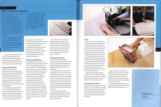 Case Study
Veneer laminating preparation
The method of preparation is the same for all
of the veneer laminating processes.
Face veneers are 'bookmatched' or
'slipmatched', depending on the grain of the
wood. Slipmatching means taking veneers
from the log and placing them next to one
another. In bookmatching the veneers are
opened next to one another (like a book) to
create a symmetrical and repeating pattern.
Complex and curving grain is generally
bookmatched to avoid it looking too 'busy',
whereas straight grained wood is often
slipmatched.
In this case study the face veneers have
been bookmatched (image i).They are
then stitched together on their reverse
side with a continuous glass filament
coated with a hot melt adhesive (image 2).
This join needs to hold in place only until
the veneers are permanently bonded
during lamination.
Cur ve d form s m ade by 1 am in ati n g
have minimal spring-back, unlike
those made by steam bending, and are
stronger than sawn curves, because
the grain ofeachlayeris aligned to the
direction of curve andnot shortened.
DESIGN OPPORTUNITIES
When combined with other
woodworking processes,laminating
offers designers a great deal of creative
freedom. But designers have to bear
in mindthat there are tooling costs,
which will have an effect on the cost of
prototyping. Simple and small molds
produced in wood can be low cost,
whereas high volume veneer laminating
uses metal tools.
Solid woodlaminating is limited
to simple bends that are generally
along a single axis. Veneer laminating
is also generally limited to single axis
bends. However, shallow dish shapes
are possible with conventional veneers.
In 2002, the Danish company Cinal
The core veneers, which are often birch
of a lower grade, are rotary cut (peeled)
from a log. Much larger sheets can be
produced this way than by slicing across
the width of the log. They are cut to size
on a guillotine (image 3). Each layer of
veneer is coated with urea-formaldehyde
(UF) glue (image 4) and then stacked in
preparation for laminating.
developed a unique bending and
layering technique that makes it possible
to produce much deeper dish profiles.
Cutting wood into strips, or
veneers, and bonding it back together
greatly improves its strength and
resistance to shrinkage, twisting and
warpage. Applying a simple curve
to a structure further improves its
strength characteristics.
DESIGN CONSIDERATIONS
Laminated veneer constructions are
made up of a core section, which in some
cases is covered with face veneers to
give the product Its final look and feel.
Laminating relies on a balance between
tension and compression,Therefore, its
construction is crucial to the stability
and strength of the formed part.
Veneer laminations are made up of
an odd number of veneers, with
alternating grain direction, and
whateveris appliedtoi sideofthe
laminate must also be applied to the
reverse. In other words, if alaminated
construction is finished on 1 side with a
decorative veneer, then a similar veneer
must be bonded onto the opposite side
for structural balance.The second veneer
does not have to be the same grade, or
even species in some cases, if it is out
of sight.
The minimum internal radius is
determined by the thickness ofthe
individual veneers, rather than by the
number of veneers or thickness ofthe
build.This means that even parts with
large wall thicknesses can be formed
to tight internal radii. Each veneer is
typically between 1 mm and 5 mm
(0.04-0.2 in.) thick,
COMPATIBLE MATERIALS
The 2 materials that make up this
composite are wood and adhesive.There
are 2 main types of adhesive used, urea-
formaldehyde for indoor applications
and phenol-form aldehyde for exterior
applications.
Any timber that is cut into veneers or
solid planks can be laminated. The wood
must be free from defects, such as knots,
to ensure an even grain.The most flexible
timbers include birch, beech, ash, oak and
walnut. However, most other woods can
be formed in this way. Even thin sheets
of medium density fibreboard (MDF) and
plywood are also suitable.Thicker sheets
of material should be treated like planks,
andkerfed.
Compressed wood, known as
Bendywood® (page 468), can be heavily
manipulated without high pressure to
achieve greater freedom of design in
laminating products.
COSTS
Toolin g costs are 10w to moderate for
wood laminating. Wood-based products,
such as oriented strand board (OSB)
and plywood, as well as solid timber can
be used to produce molds, which often
last for several hundred products. For
high quantities the wooden molds are
replaced with aluminium or steel ones.
Although cycle time can be long, it
depends on the adhesive curing system,
RF adhesive curing is generally between
2 and 15 minutes; radiant heat methods
take between io minutes and an hour;
and curing at room temperature takes
the longest. After initial curing the
products have to be left for up to 7 days
to harden fully and dry out.
Labour costs are high for manual
operations due to the high level of skill
required to ensure consistency of quality
parts. Automated processes are rapid
and have much lower labour costs,
ENVIRONMENTAL IMPACTS
The various laminating processes require
different amounts of energy. For example,
manual laminating onto a mold at room
temperature requires no energy at all,
whereas laminating with RF or heat does
require energy, but greatly accelerates
the process.
o
o
z
<s
Waste is produced as offcuts post-
forming,These offcuts are incinerated
and their embodied energy recovered,
or they can be reused. In some cases,
the offcuts are incinerated to generate
steam, which is used to heat the adhesive
and accelerate curing.
These processes generallyhave alow
impact, especially if the wood is sourced
locally and from renewable sources.
Featured Manufacturer
.
Isokon Plus
www.isokonplus.com
 