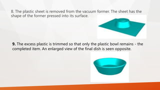 Manufacturing processes of plastics | PPTX