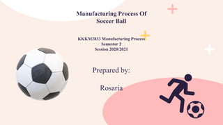 KKKM2833 - Manufacturing Process of Soccer Ball | PDF