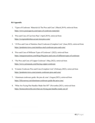 Manufacturing Appendix Manufacturing Process Project | PDF