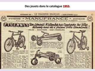 Des jouets dans le catalogue 19531953.
 