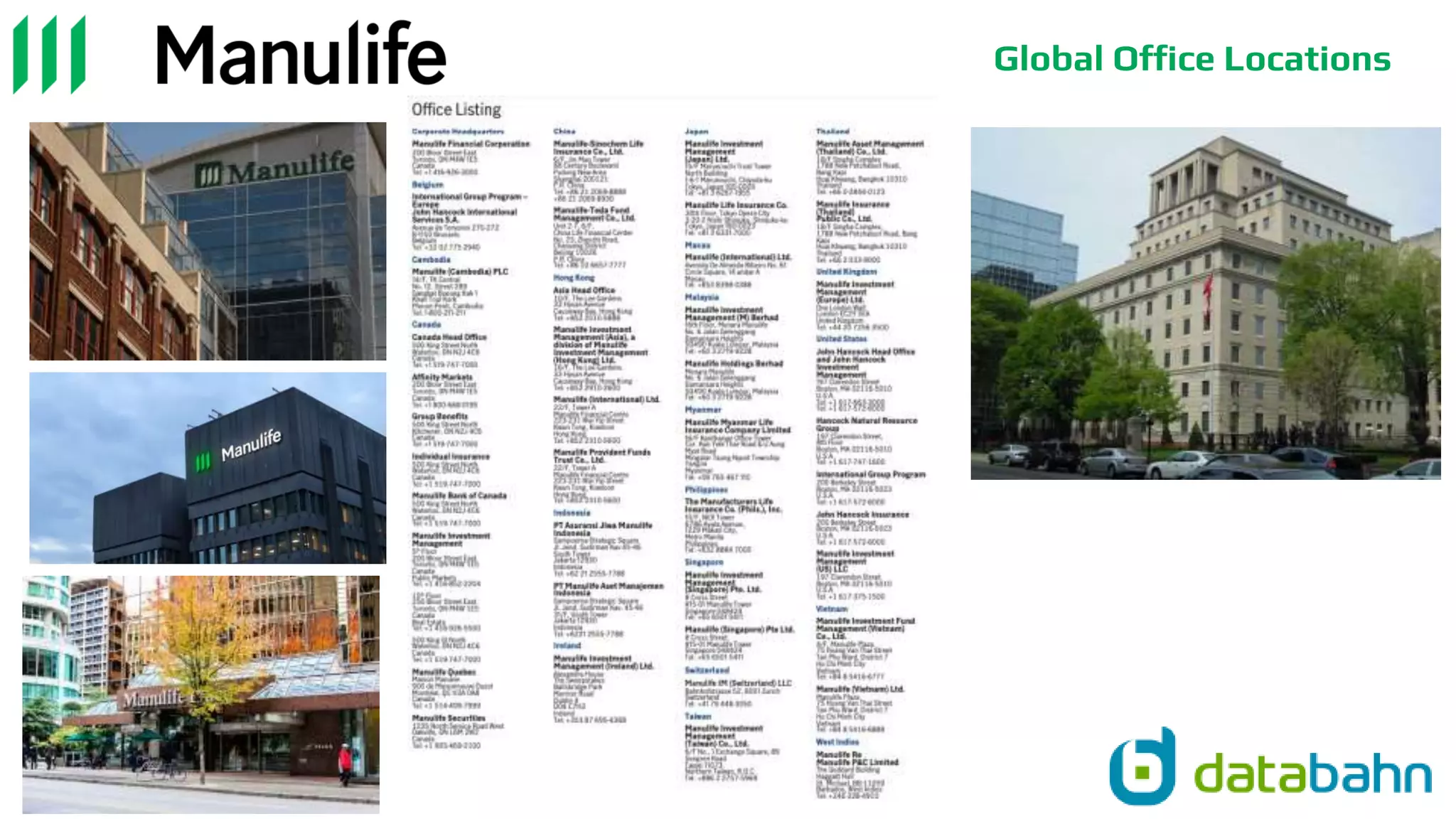 Global Office Locations
 
