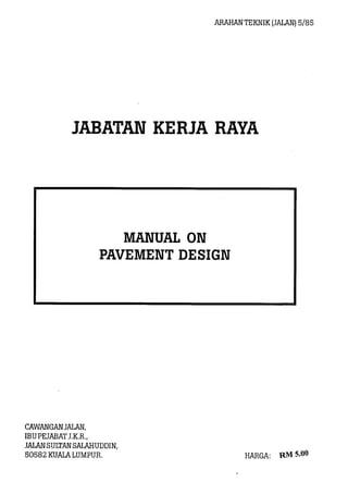 Manual on pavement_design_atj_j_5-85