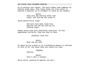 MAN UP First Draft Script Presentation | PPTX