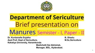 Manur Inscription Manures - Definition, Types, uses, .pptx