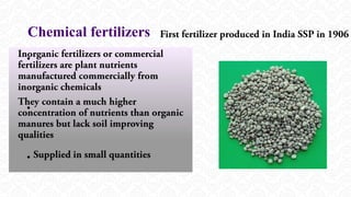 Chemical fertilizers
•
•
•
 