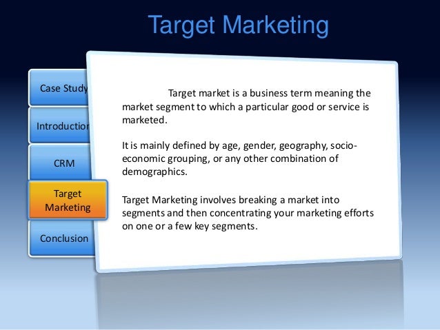 target case study