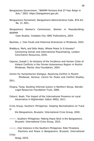 THE RIDO CONFLICT: Origins, Challenges, and Paths to Peace | PDF