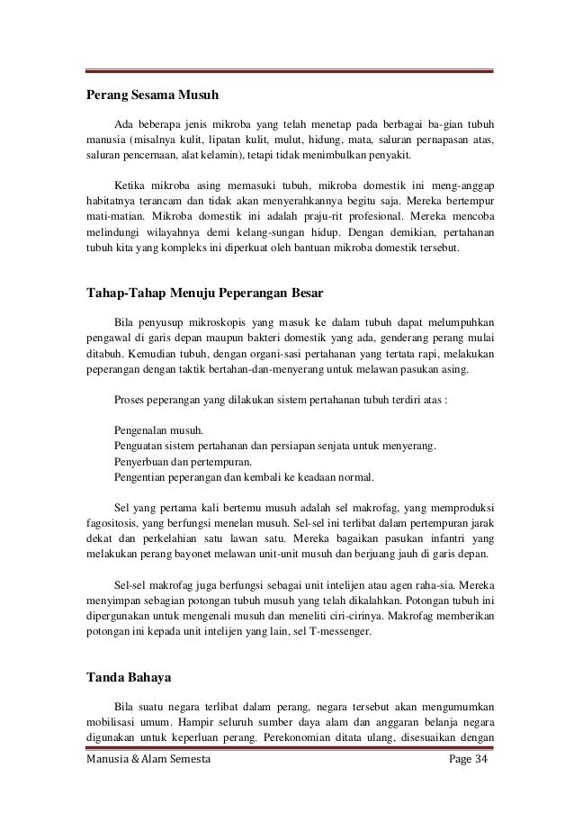 Manusia Dan Alam Semesta