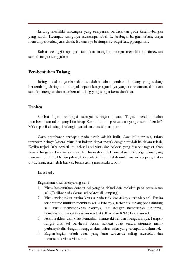 Manusia Dan Alam Semesta
