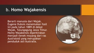 Manusia purba di indonesia | PPT