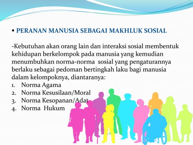 Manusia Sebagai Makhluk Sosial | PPTX