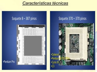 Características técnicas
 