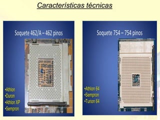 Características técnicas
 