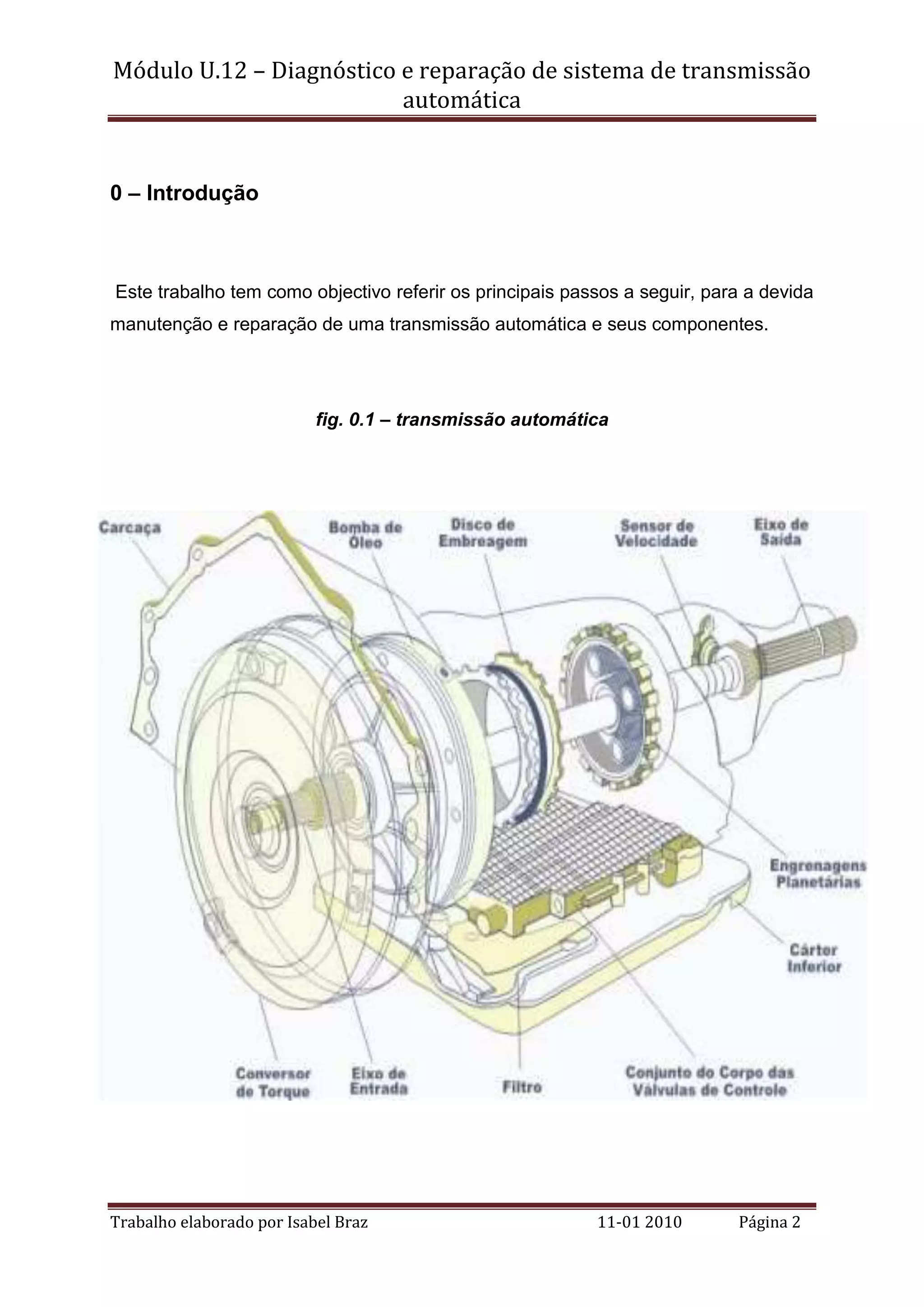 Automatica Mecatrónica Automóvel - Manutenção e reparação do sistema de ...