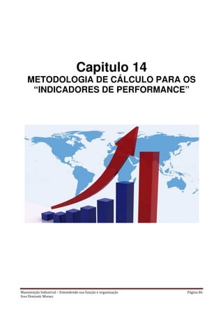 Manutenção Industrial – Entendendo sua função e organização Página 86
Jose Donizetti Moraes
Capitulo 14
METODOLOGIA DE CÁLCULO PARA OS
“INDICADORES DE PERFORMANCE”
 
